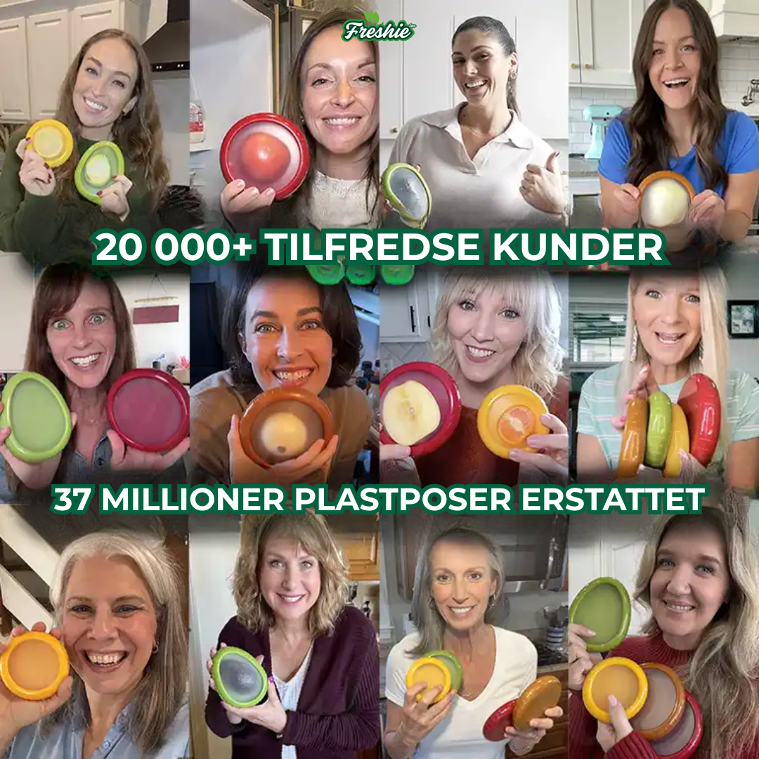 Freshie™ - Genanvendelige låg til grøntsager og frugt