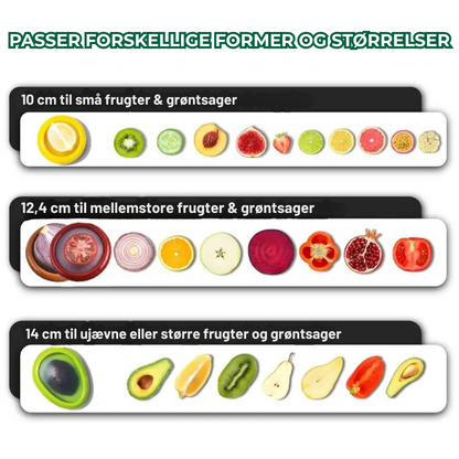 Freshie™ - Genanvendelige låg til grøntsager og frugt